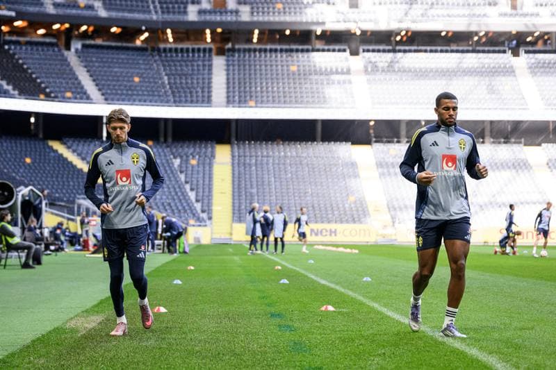 Football. Sweden. Training. 09.10.2025
