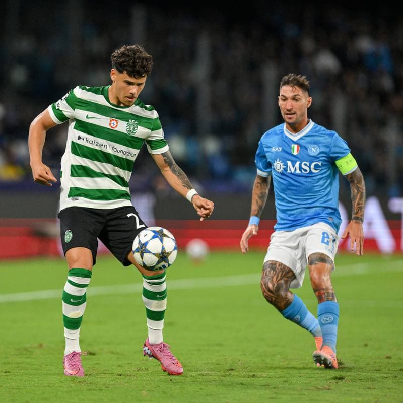 Football. UEFA Champions League. Napoli - Sporting CP. 01.10.2025