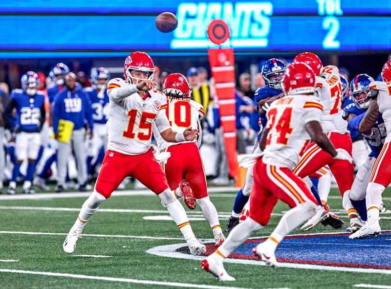 Football. NFL. Kansas City Chiefs - New York Giants. 21.09.2025