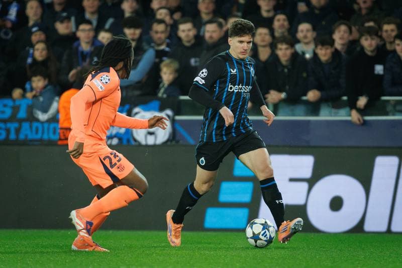 Football. UEFA Champions League. Club Brugge - Barcelona. 05.11.2025