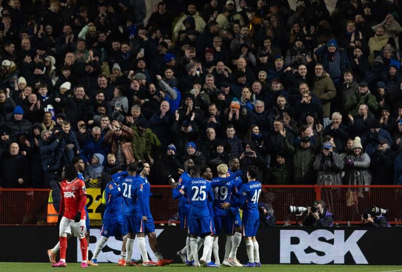 Football. Emirates FA Cup. Charlton Athletic - Chelsea. 10.01.2026