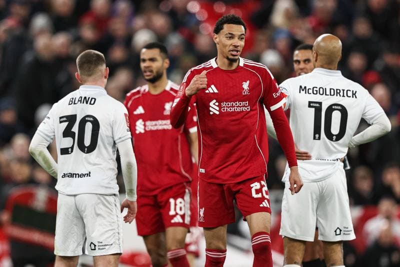 Football. Emirates FA Cup. Liverpool - Barnsley. 12.01.2026
