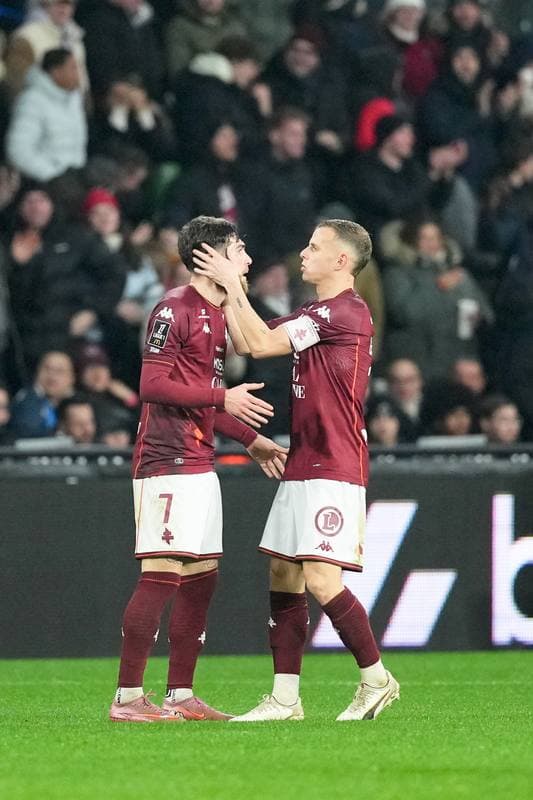 Football. Ligue 1. FC Metz - Paris Saint-Germain. 13.12.2025