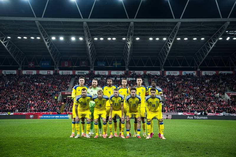 Football. FIFA World Cup Qualifier. Switzerland - Sweden. 15.11.2025