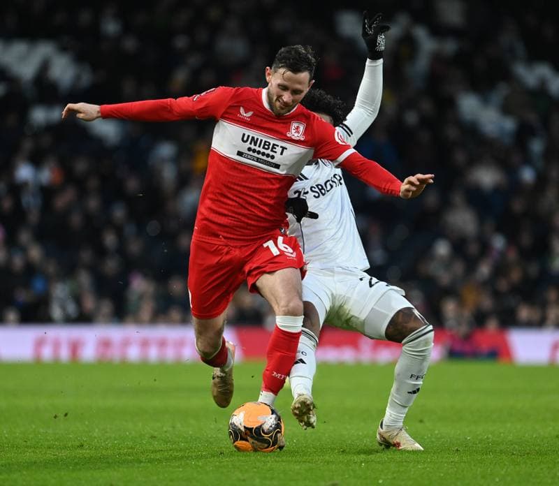 Football. Emirates FA Cup. Fulham - Middlesbrough. 10.01.2026