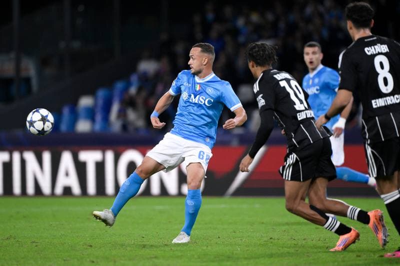 Football. UEFA Champions League. SSC Napoli - Eintracht Frankfurt. 04.11.2025