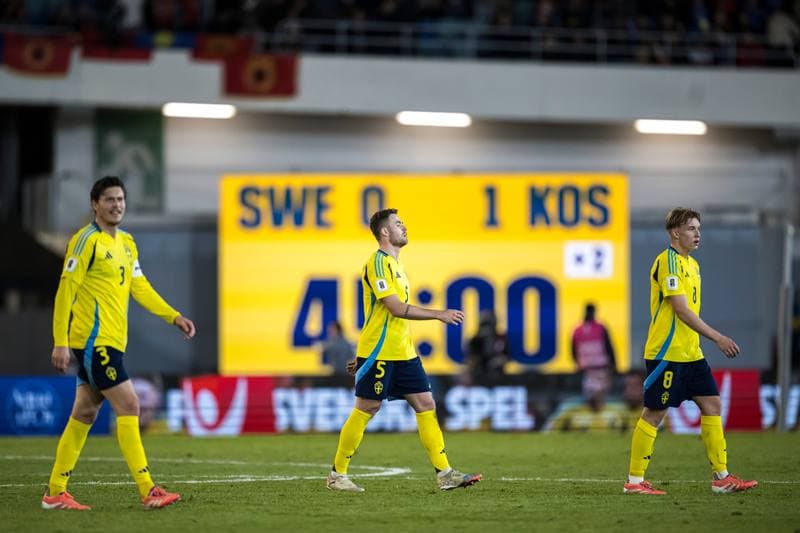 Football. FIFA World Cup Qualifier. Sweden - Kosovo. 13.10.2025