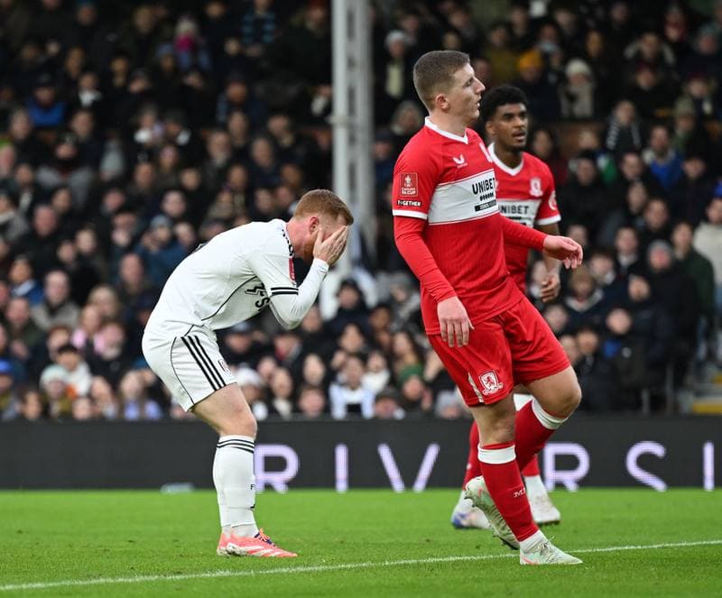 Football. Emirates FA Cup. Fulham - Middlesbrough. 10.01.2026