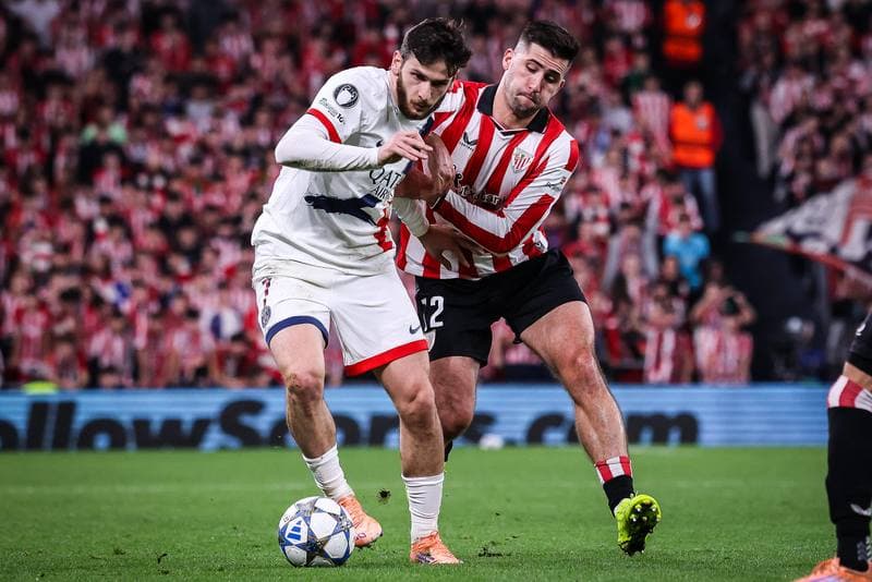 Football. UEFA Champions League. Athletic Club - Paris Saint-Germain. 10.12.2025