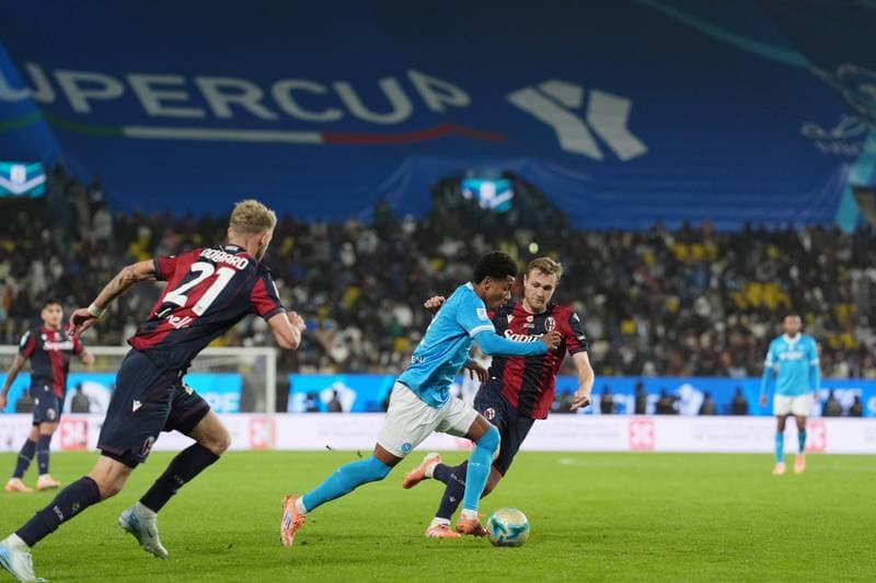 Football. EA Sports FC Supercup. Napoli - Bologna. 22.12.2025