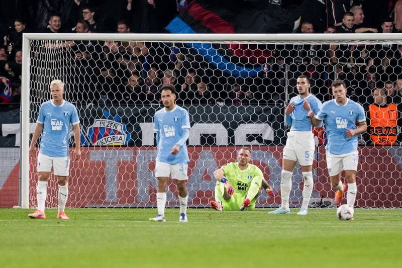 Football. UEFA Europa League. Viktoria Plzen - MalmA FF. 02.10.2025