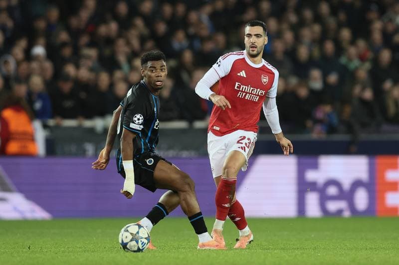Football. UEFA Champions League. Club Brugge - Arsenal. 10.12.2025