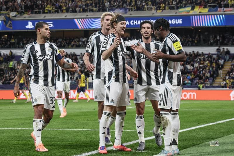 Football. UEFA Champions League. Royale Union Saint-Gilloise - Newcastle United. 01.10.2025