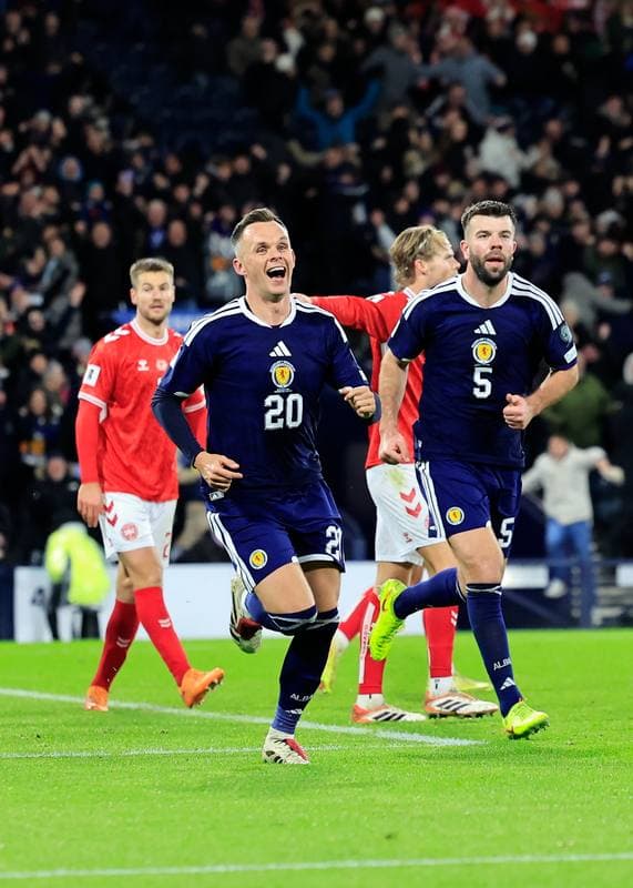 Football. 2026 FIFA World Cup Qualifiers. Scotland - Denmark. 18.11.2025