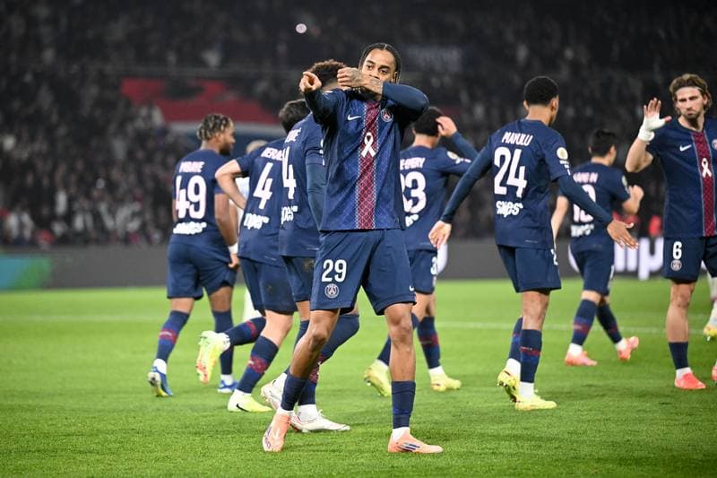 Football. Ligue 1. Paris Saint-Germain - RC Strasbourg Alsace. 17.10.2025