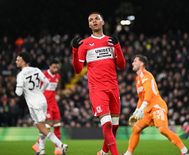 Football. Emirates FA Cup. Fulham - Middlesbrough. 10.01.2026