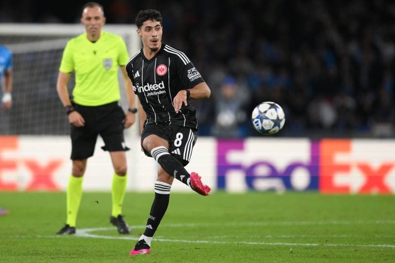 Football. UEFA Champions League. Napoli - Eintracht Frankfurt. 04.11.2025