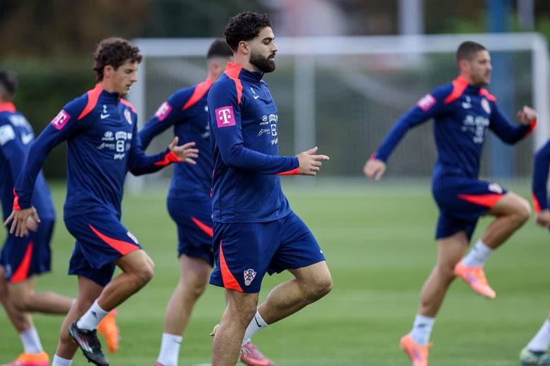 Football. Croatia. Training. 07.10.2025