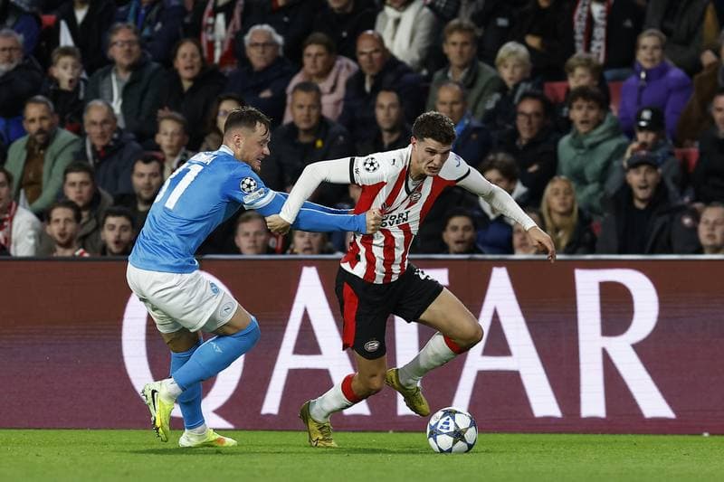 Football. UEFA Champions League. PSV Eindhoven - Napoli. 21.10.2025