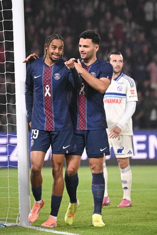 Football. Ligue 1. Paris Saint-Germain - RC Strasbourg Alsace. 17.10.2025