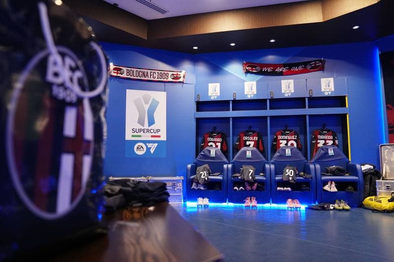 Football. EA Sports FC Supercup. Napoli - Bologna. 22.12.2025
