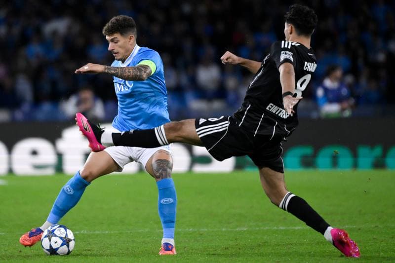Football. UEFA Champions League. SSC Napoli - Eintracht Frankfurt. 04.11.2025