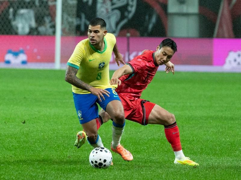Football. Friendly Match. South Korea - Brazil. 10.10.2025