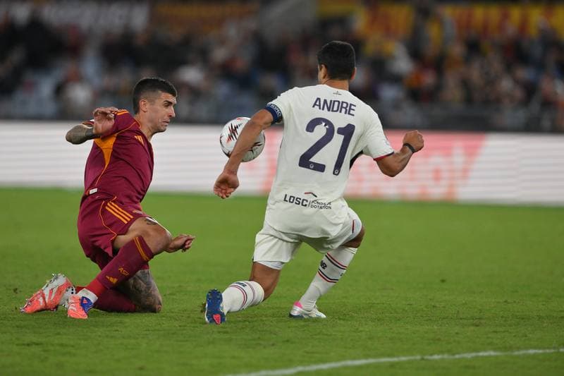 Football. UEFA Europa League. AS Roma - Lille. 02.10.2025