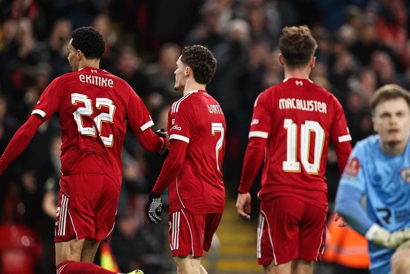 Football. Emirates FA Cup. Liverpool - Barnsley. 12.01.2026