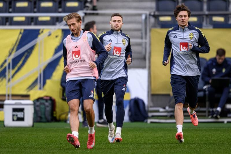 Football. Sweden. Training. 09.10.2025