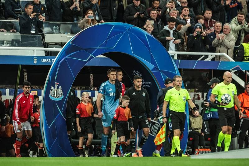Football. UEFA Champions League. Newcastle United - Benfica. 21.10.2025