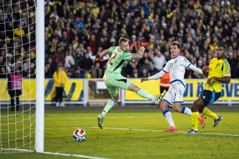 Football. FIFA World Cup Qualifier. Sweden - Kosovo. 13.10.2025