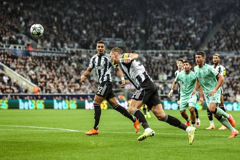 Football. UEFA Champions League. Newcastle United - Athletic Club. 05.11.2025