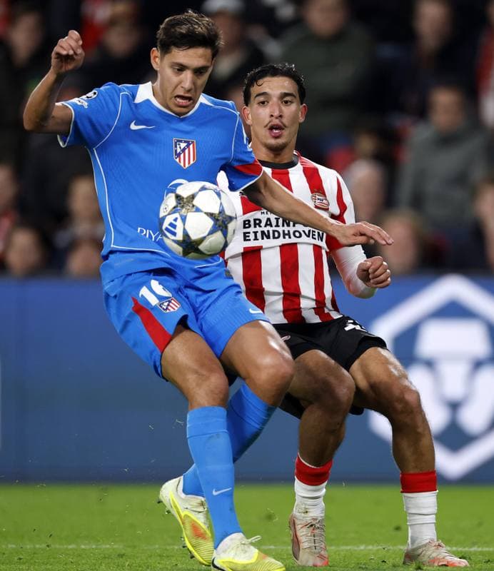 Football. UEFA Champions League. PSV Eindhoven - Atletico Madrid. 09.12.2025