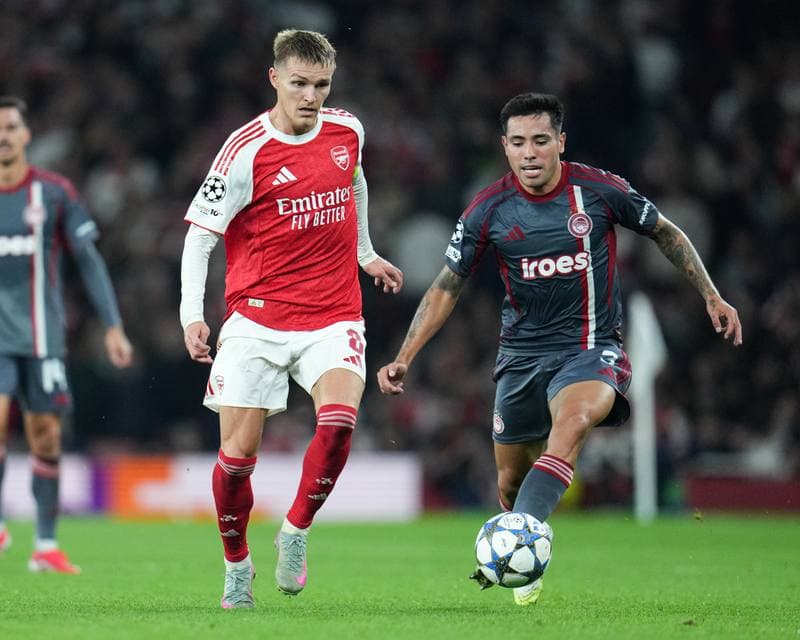 Football. UEFA Champions League. Arsenal - Olympiakos FC. 01.10.2025