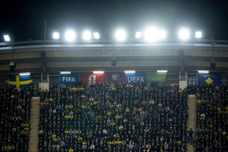 Football. FIFA World Cup Qualifier. Sweden - Kosovo. 13.10.2025