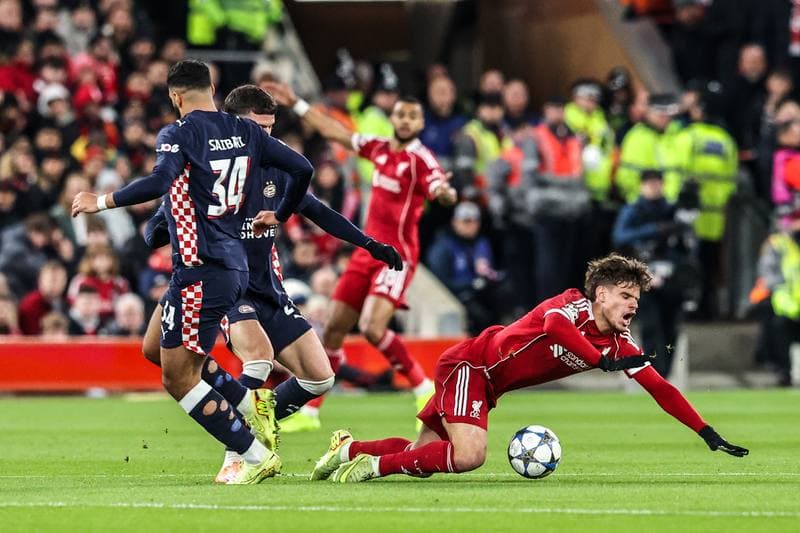 Football. UEFA Champions League. Liverpool - PSV Eindhoven. 26.11.2025
