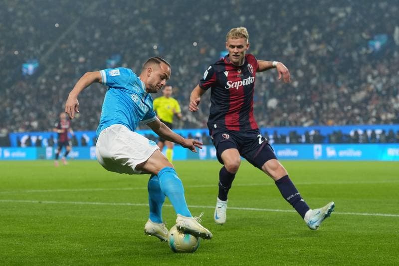 Football. EA Sports FC Supercup. Napoli - Bologna. 22.12.2025