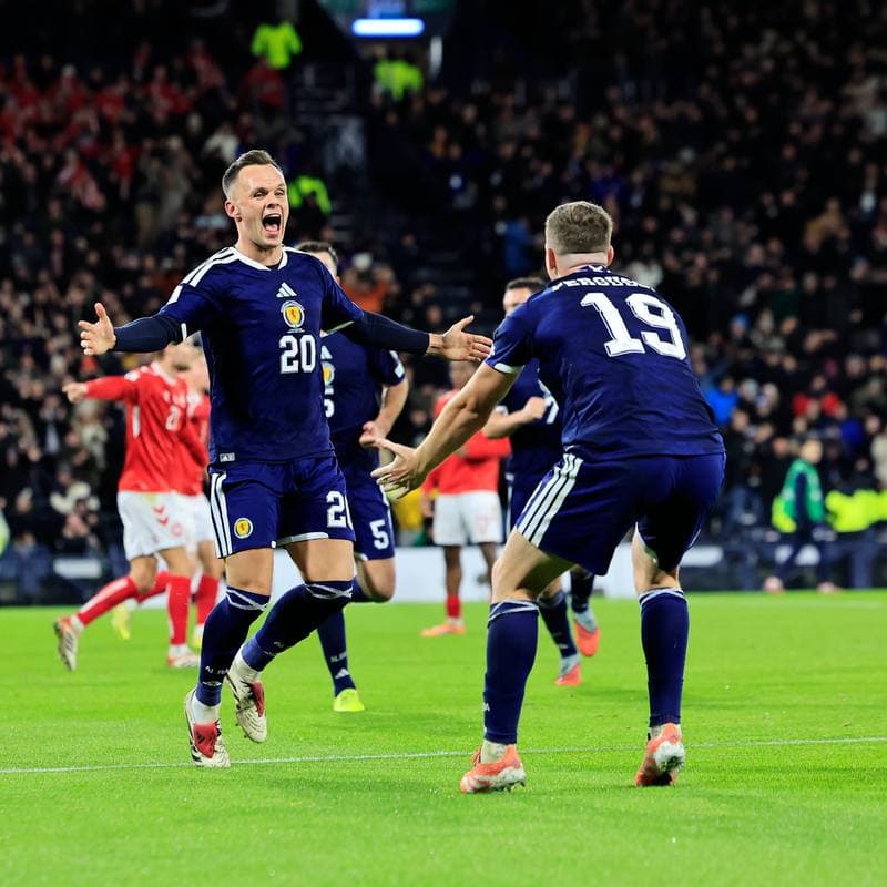 Football. 2026 FIFA World Cup Qualifiers. Scotland - Denmark. 18.11.2025