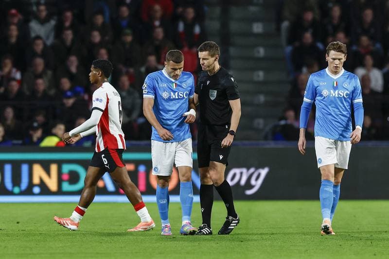 Football. UEFA Champions League. PSV Eindhoven - Napoli. 21.10.2025