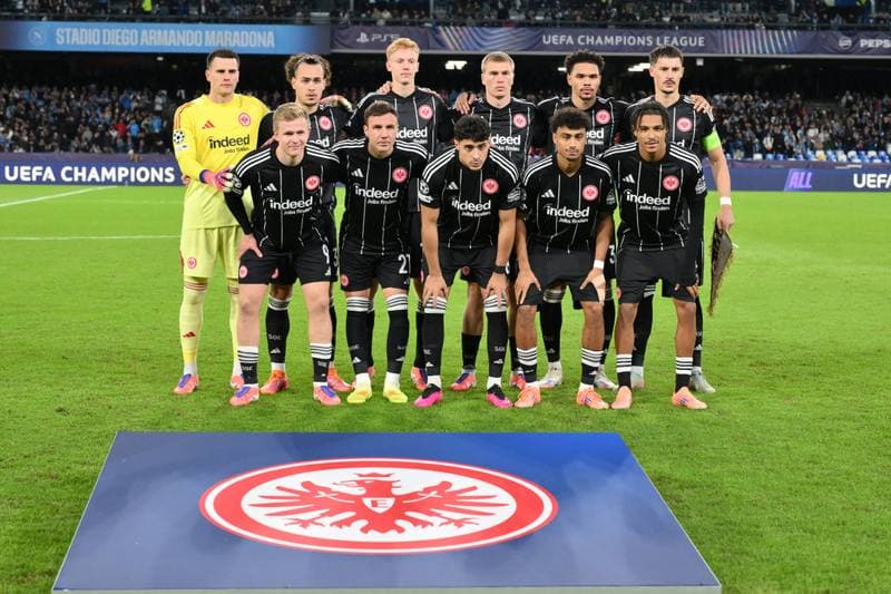 Football. UEFA Champions League. Napoli - Eintracht Frankfurt. 04.11.2025