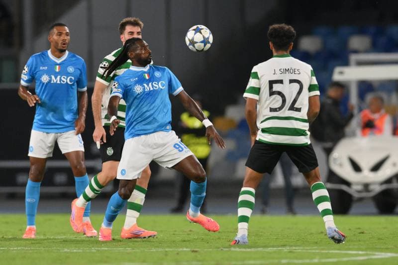 Football. UEFA Champions League. Napoli - Sporting CP. 01.10.2025