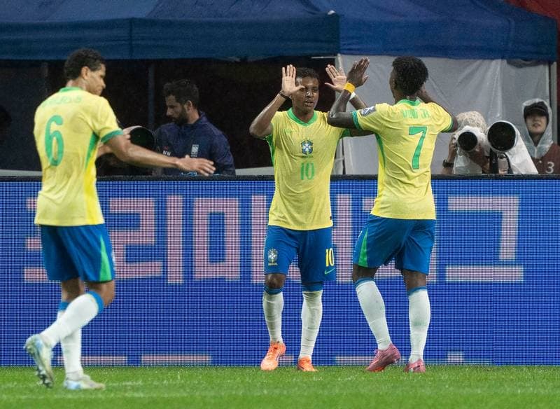 Football. Friendly Match. South Korea - Brazil. 10.10.2025