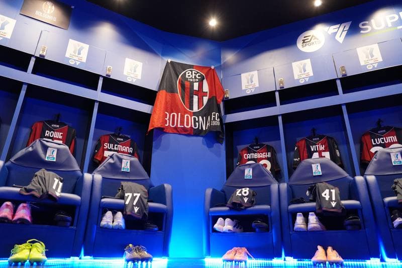 Football. EA Sports FC Supercup. Napoli - Bologna. 22.12.2025
