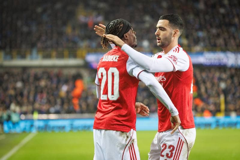 Football. UEFA Champions League. Club Brugge - Arsenal. 10.12.2025
