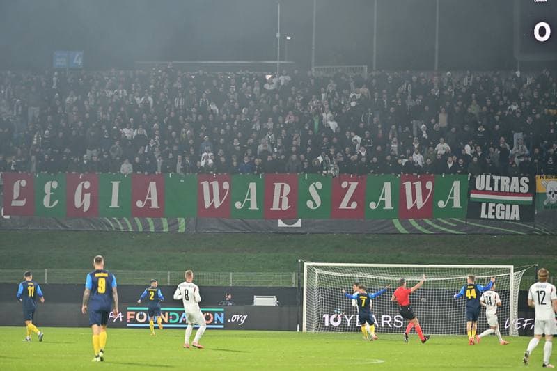 Football. UEFA Conference League. Celje - Legia Warsaw. 06.11.2025