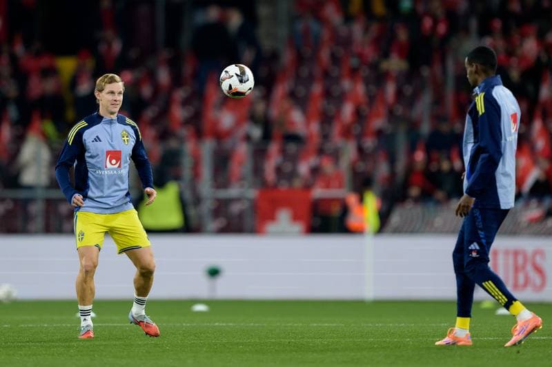 Football. FIFA World Cup Qualifier. Switzerland - Sweden. 15.11.2025