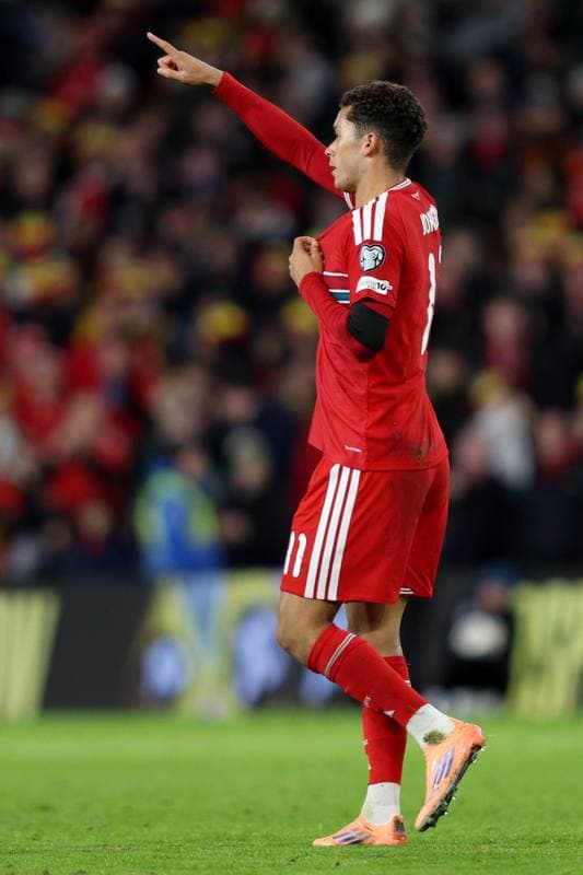 Football. 2026 FIFA World Cup Qualifiers. Wales - North Macedonia. 18.11.2025