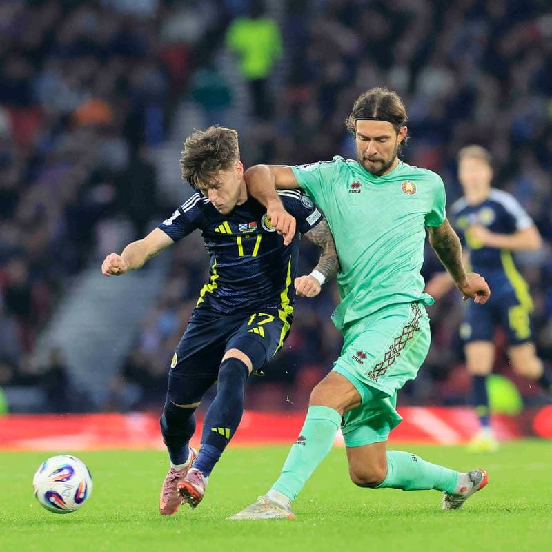 Football. 2026 FIFA World Cup Qualifiers. Scotland - Belarus. 12.10.2025