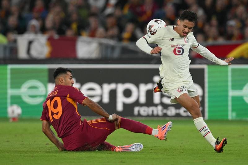 Football. UEFA Europa League. AS Roma - Lille. 02.10.2025